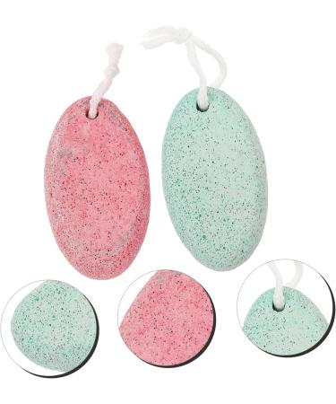 FRCOLOR 2 x Pumice Stone Face Sponge Face Scrubs Foot Scrubs Natural Sponge Body Scrub Pedicure Stone Foot Stones Grinding Dead Skin Remover Springboard - Buy Online on SooperMarket.com