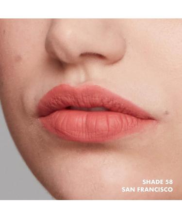 NYX Soft Matte Lip Cream - San Francisco (Peachy Brown Nude) 0.27 Fl Oz - Buy Online on SooperMarket.com