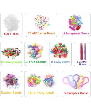 12800+ Rubber Bands Bracelet Kit | 28 Unique Colors | Loom Bracelet Craft Kit for Kids | Includes Accessories | Perfect Gift Set - Buy Online on SooperMarket.com