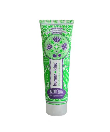 Human+Kind Conditioner - Grapefruit - Contains Anti-Oxidant Rich Grapeseed Oil - Moisturizes Smoothes And Conditions - Promotes Healthy Hair And Lasting Shine - Suitable For All Hair Types - 12.1 Oz.