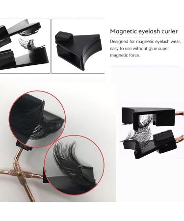 FunnAura 8Pairs Reusable Magnetic Eyelashes Natural Look Waterproof False Lashes Magnetic No Glue with Applicator(Black) - Buy Online on SooperMarket.com