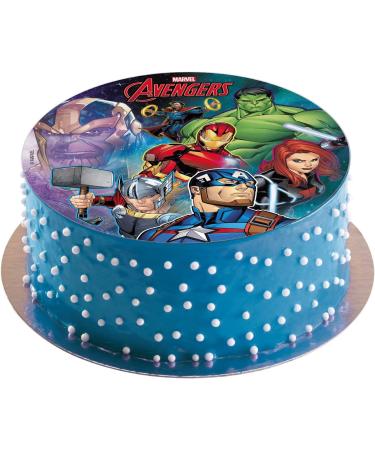 Dekora 236038 Avengers Edible Sugar Wafer Cake Topper 20cm - Buy Online on SooperMarket.com