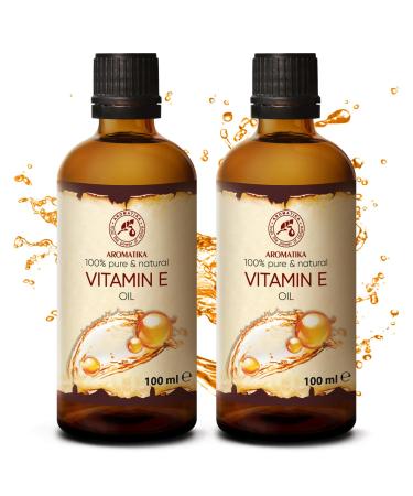 Vitamin E Oil 200ml - Anti-Aging & Wrinkle Care - Rich in Tocopherol - 2x100ml - Buy Online on SooperMarket.com