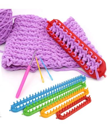JapanAmStore Long Knitting Loom Set - DIY Knitting Loom for Scarf, Sweater, and Shawl - Knitter Weaving Tool (S/M/L/XL) - 1 Set - Buy Online on SooperMarket.com