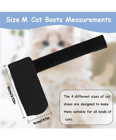 Claw Covers for Cats - 4 Pack Breathable Mesh Paw Caps | Scratch Protection & Fur Care (Medium) - Buy Online on SooperMarket.com