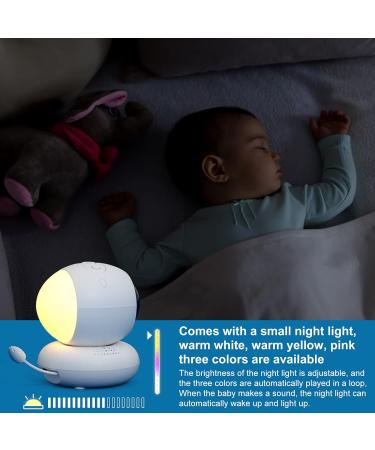 MYPIN 4.3 Full HD Video Baby Monitor with Camera, Night Vision, Temperature Sensor, Two-Way Audio & Lullabies - TYPE-C HS0357 - Buy Online on SooperMarket.com