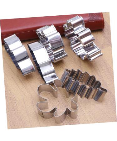 IMIKEYA 18 Pcs 430 Dessert Molds DIY Baking Molds Cake Mold Fondant Mold Cookie Stainless Steel mediumx3pcs Silverx3pcs - Buy Online on SooperMarket.com