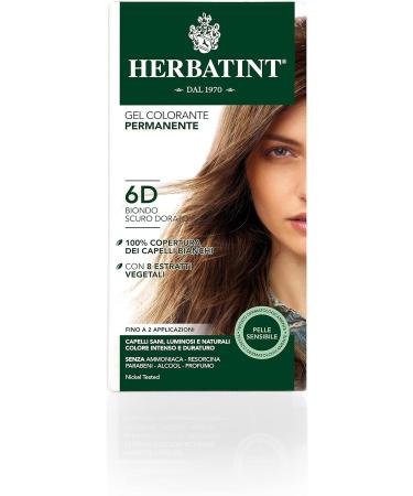 Herbatint 6D Dark Golden Blonde Hair Dye - Natural & Long-Lasting Color - Buy Online on SooperMarket.com