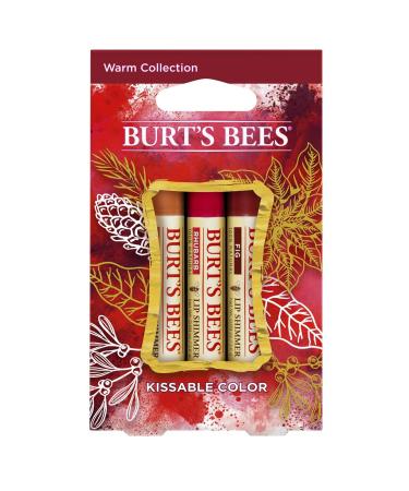 Burt's Bees Kissable Color Warm Holiday Gift Set Kissable Color - Warm Collection