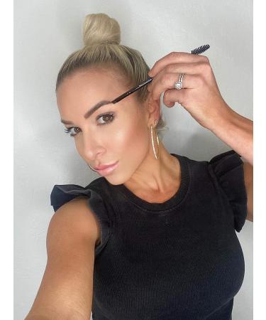 Duo Eyebrow Brush by Madluvv - Professional Angled Brush & Spoolie for Precision Defining & Shaping | Ideal for Makeup Artists & Beauty Enthusiasts | International Shipping Available - Buy Online on SooperMarket.com