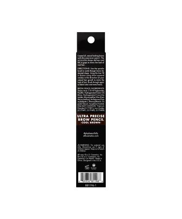 E.L.F. Ultra Precise Brow Pencil - Cool Brown | 0.002 oz | Perfect Eyebrow Definition - Buy Online on SooperMarket.com
