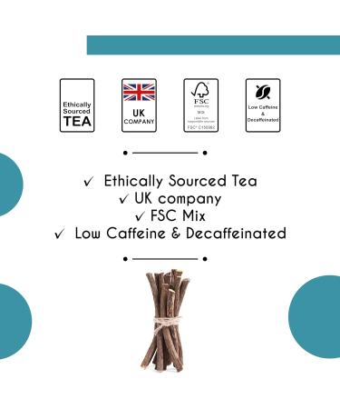 Thames Tea - Premium Flavoured Tea Selection for Luxury British Tea Experience | Liquorice Loose Leaf Tea in Tubebox by Bonabon - Buy Online on SooperMarket.com