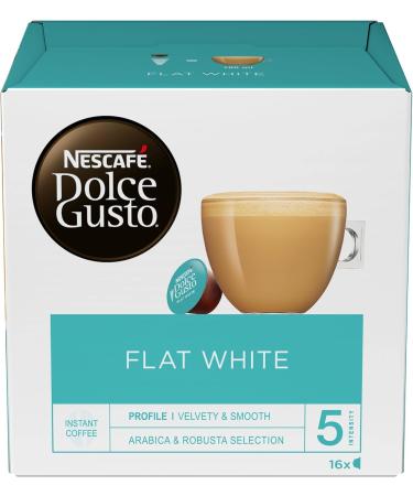 Nescaf Dolce Gustto Flat White 16 Capsules - Buy Online on SooperMarket.com