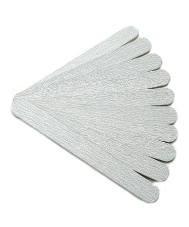 Karlash Professional Double Sided Emery Board 7" Zebra Nail File 100/180 (10 Pieces)