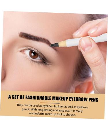 Angoily 4pcs Four Forked Eyebrow Pencil Miss Brush Lasting - Buy Online on SooperMarket.com