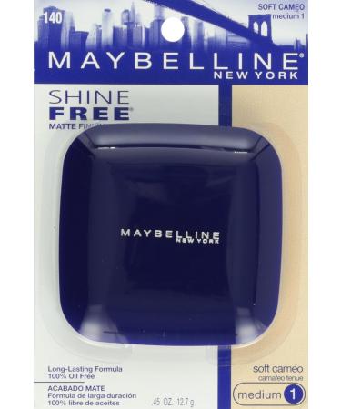 Maybelline New York Shine Free Oil Control Pressed Powder Soft Cameo Medium 1 - 0.45 oz - Buy Online on SooperMarket.com