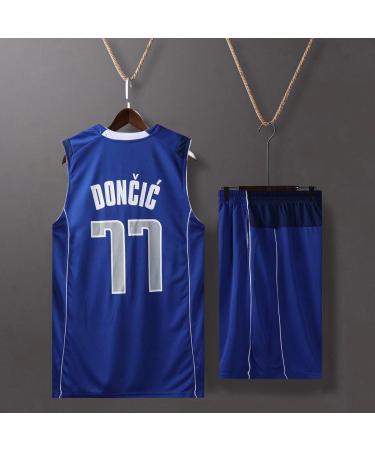 ABRTJCL Children's & Adults Basketball Jersey Set - Sleeveless Suit & Shorts A-77 Blue 2XS - Perfect for Youth and Adult Basketball Enthusiasts - Buy Online on SooperMarket.com