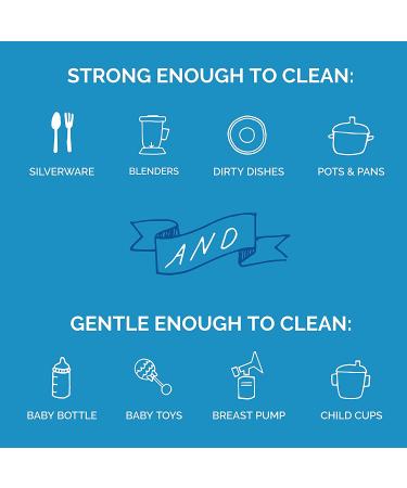 Seventh Generation Dishwasher Detergent Gel 42 oz - Pack of 6 | Fragrance-Free & Clear Formula - Buy Online on SooperMarket.com