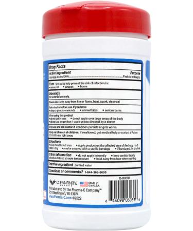 Pharma-C-Wipes 70% Isopropyl Alcohol Wipes (40 Wipes per Canister) - Made in the USA - Buy Online on SooperMarket.com