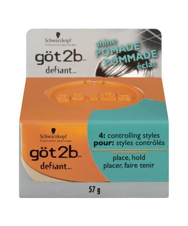 Got2b Defiant Define and Shine Pomade 2-Ounce (Pack of 2) Define and Shine 2 Ounce (Pack of 2)
