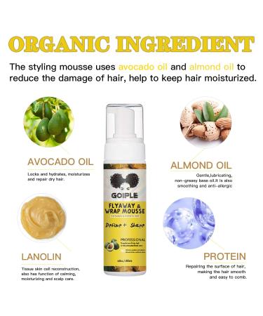 Curly Hair Mousse for Wigs & Extensions - Strong Hold Hair Adhesive - Buy Online on SooperMarket.com