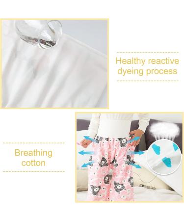 Baby Toilet Training Pants | Waterproof Reusable Cotton Diaper Skirt | Cute Cartoon Fawn Design | Kids 2-in-1 Skort Pants | Low Waist | M Size - Buy Online on SooperMarket.com