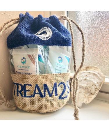 EcoConscious Travel Kit | Body & Hair Care Gift Set | Shampoo Conditioner SPF30 Sunscreen & Hydrating Lip Balm by Stream2Sea - International Shipping Available - Buy Online on SooperMarket.com