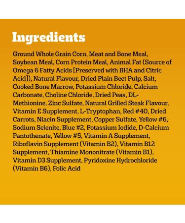 Pedigree Marrobites Adult Dry Dog Food Grilled Steak & Vegetable Flavour 13.6kg Bag - Buy Online on SooperMarket.com