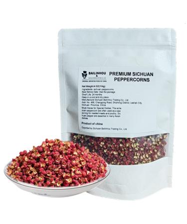 BAILINHOU Premium sichuan peppercorns red and green peppers 4oz/114g Chinese pepper. Original imported of szechuan china 114g red peppercorns