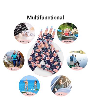 MelodySusie UV Glove for Gel Nail Lamp - Professional UPF50+ UV Protection Gloves - Pastel Rose - Buy Online on SooperMarket.com