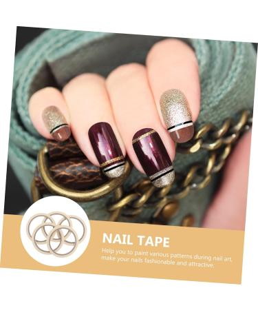 WOONEKY 5pcs Professional Masking Tape Manicure Tape Striping Tape Line Diy Decoration Line Stickers Stripe Tape Tool Nail - Buy Online on SooperMarket.com