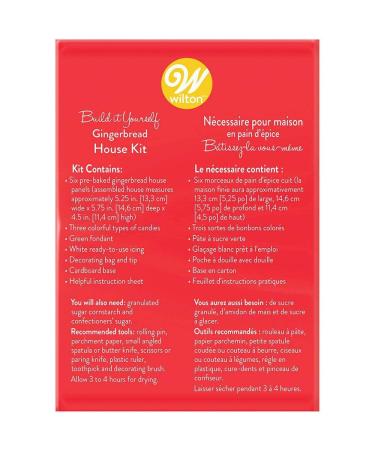 DIY Gingerbread House Kit with Candies, Icing, and Holiday Stickers - Fun Holiday Activity - Buy Online on SooperMarket.com