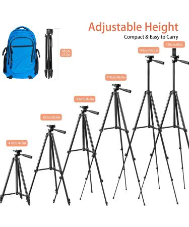 UEGOGO Phone Tripod with Remote Shutter | Universal Clip for iPhone/Android/Sport Camera | Ideal for Video Recording/Selfies/Live Stream/Vlogging - Buy Online on SooperMarket.com