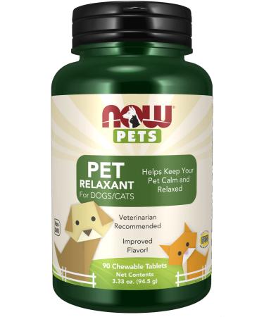Now Foods Pets Pet Relaxant For Dogs/Cats 90 Chewable Tablets