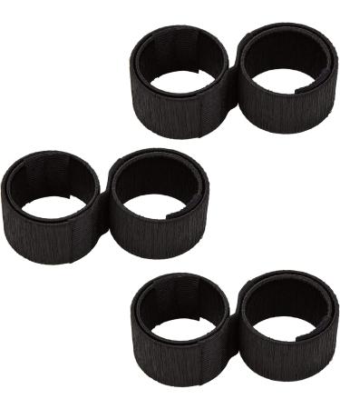 3 Pcs Fast Bun Maker - Easy Snap Doughnut Styling for Hair Buns - French Twist Hair Fold Wrap - Black - Girls Women - Buy Online on SooperMarket.com