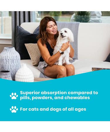 Omega 3 Fish Oil for Cats & Small Dogs | Premium Quality Pet Supplement - 2oz - Buy Online on SooperMarket.com