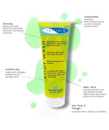 TRISWIM Chlorine Out Body Wash & Lotion Gift Set Citrus 8.5 Fl Oz - Pack of 2 - Buy Online on SooperMarket.com