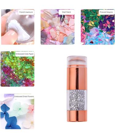 Ventdouce Double-Head Nail Stamp Set - Transparent French Nail Art Tool for DIY Manicure & Polish - Buy Online on SooperMarket.com
