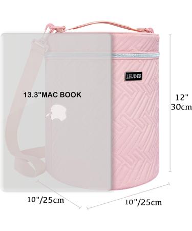 Leudes Crochet Tote - Water Resistant Yarn Storage Organizer - Pink - Buy Online on SooperMarket.com