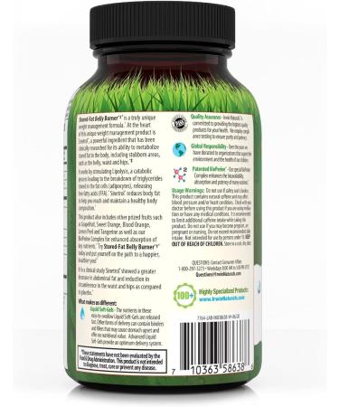 Irwin Naturals Ultra-Max Trim-Body Burner Stored-Fat Belly Burner - Dietary Support Supplements for Men & Women - Formula with Sinetrol Grapefruit Sweet Orange & Blood Orange - 60 Liquid Soft-Gels - Buy Online on SooperMarket.com
