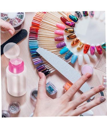Nail Polish Remover Dispenser Empty Clear Push Down Bottle Plastic Pump Liquid Container Rosy 180ml Nail Polish Remover Dispenser Makeup Remover Dispenser Nail Polish Remover Liquid Bottle Nail - Buy Online on SooperMarket.com
