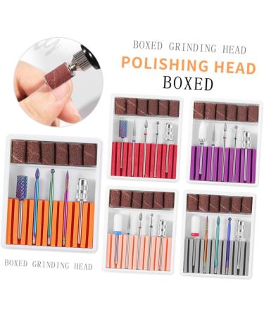 POPETPOP 3 Sets Ceramic Nail Bits Manicure Drill Bits Nail Polish Accessories Nail Polish Tools Nail File Bits Nail Drill Tool Electric Tool Nail Tools Nail Drill Bits Head Pedicure 6.5x5.5cmx3pcs Pinkx3pcs - Buy Online on SooperMarket.com