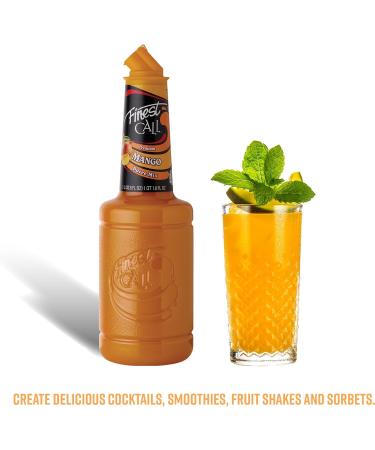 Finest Call Mango Puree 1 Litre - Premium Fruit Puree for Cocktails, Cooking & Baking - Buy Online on SooperMarket.com