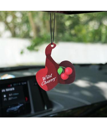 12Pcs Natural Cherry Scented Car Air Fresheners - Long Lasting Smell for Men & Women | Vent Clips Bulk Pack - Automotive Car Freshener Perfume - Buy Online on SooperMarket.com
