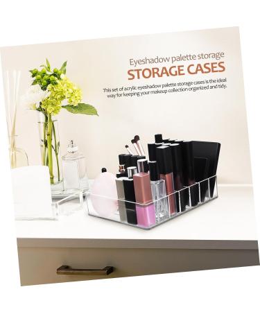 Cabilock 2pcs Drawers Dresser Eyeshadow Organizer Case Eyeshadow Palette Organizer Desktop Storage Box Set - Buy Online on SooperMarket.com