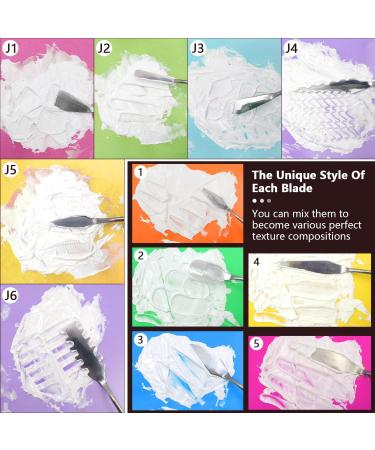 11-Piece Painting Knives Set - Stainless Steel Palette Knives for Acrylic and Oil Painting - Buy Online on SooperMarket.com