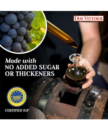Due Vittorie Oro Gold Barrel Aged Balsamic Vinegar - Special Edition 8.45 fl oz (250ml) Glass Decanter - Buy Online on SooperMarket.com