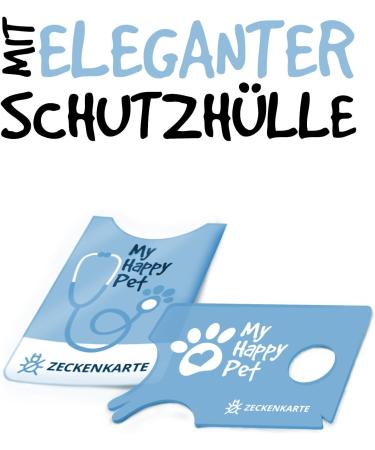 Innogadget Blue Tick Card with Magnifying Glass | Easy Pet & Human Tick Removal | Pocket-Sized & Portable | Happy Blue Design - Buy Online on SooperMarket.com