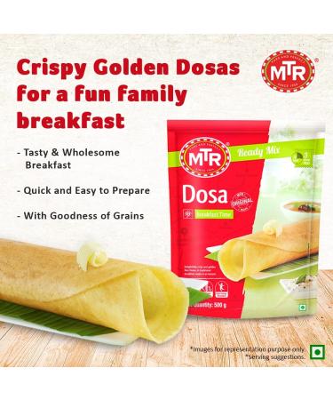 Buy MTR Dosa Breakfast Mix 500g - Delicious South Indian Breakfast Option - Buy Online on SooperMarket.com