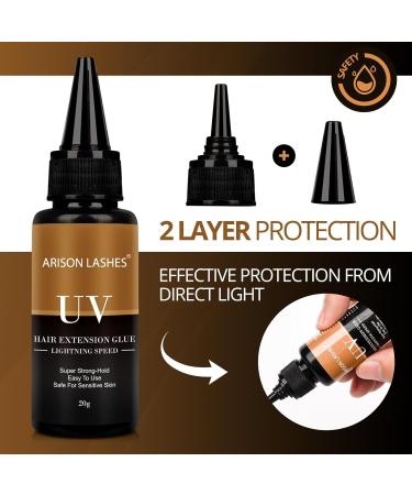 Buy ARISON Eco-Friendly Hair Lace Glue for Extensions - Waterproof & Fast-Dry 0.7fl.oz - Professional Quality - Buy Online on SooperMarket.com